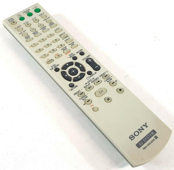 Sony RM-ADU005 AV System Remote Control Original